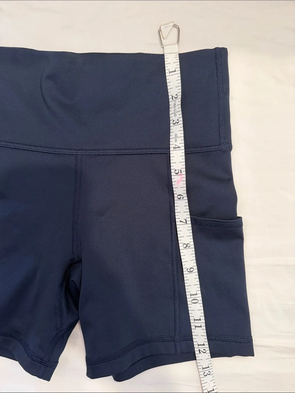Lacoste Navy Athletic Shorts with Side Pockets - Picture 5 of 6
